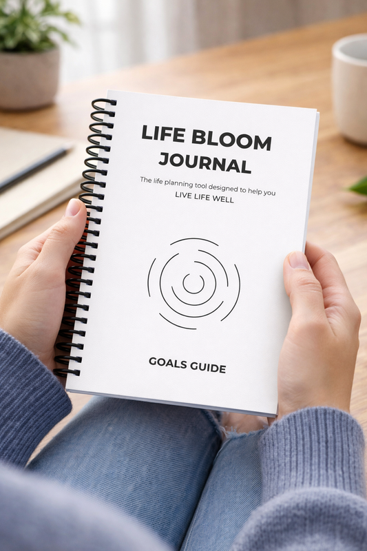 Life Bloom Journal | Wire-Bound Life Planning Tool | A5