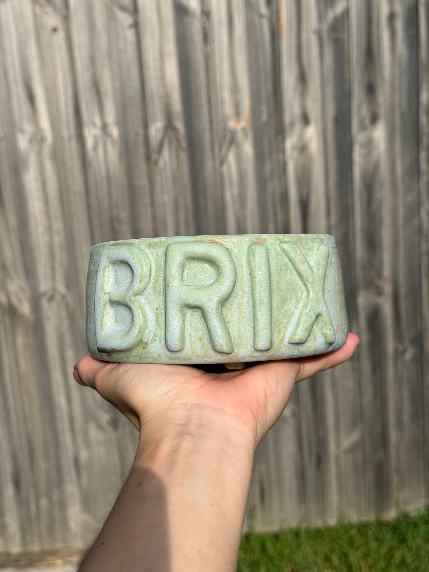 Customised Ceramic Dog/Cat/Pet Bowls | 3D Lettering | Pre-Order