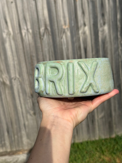 Customised Ceramic Dog/Cat/Pet Bowls | 3D Lettering | Pre-Order