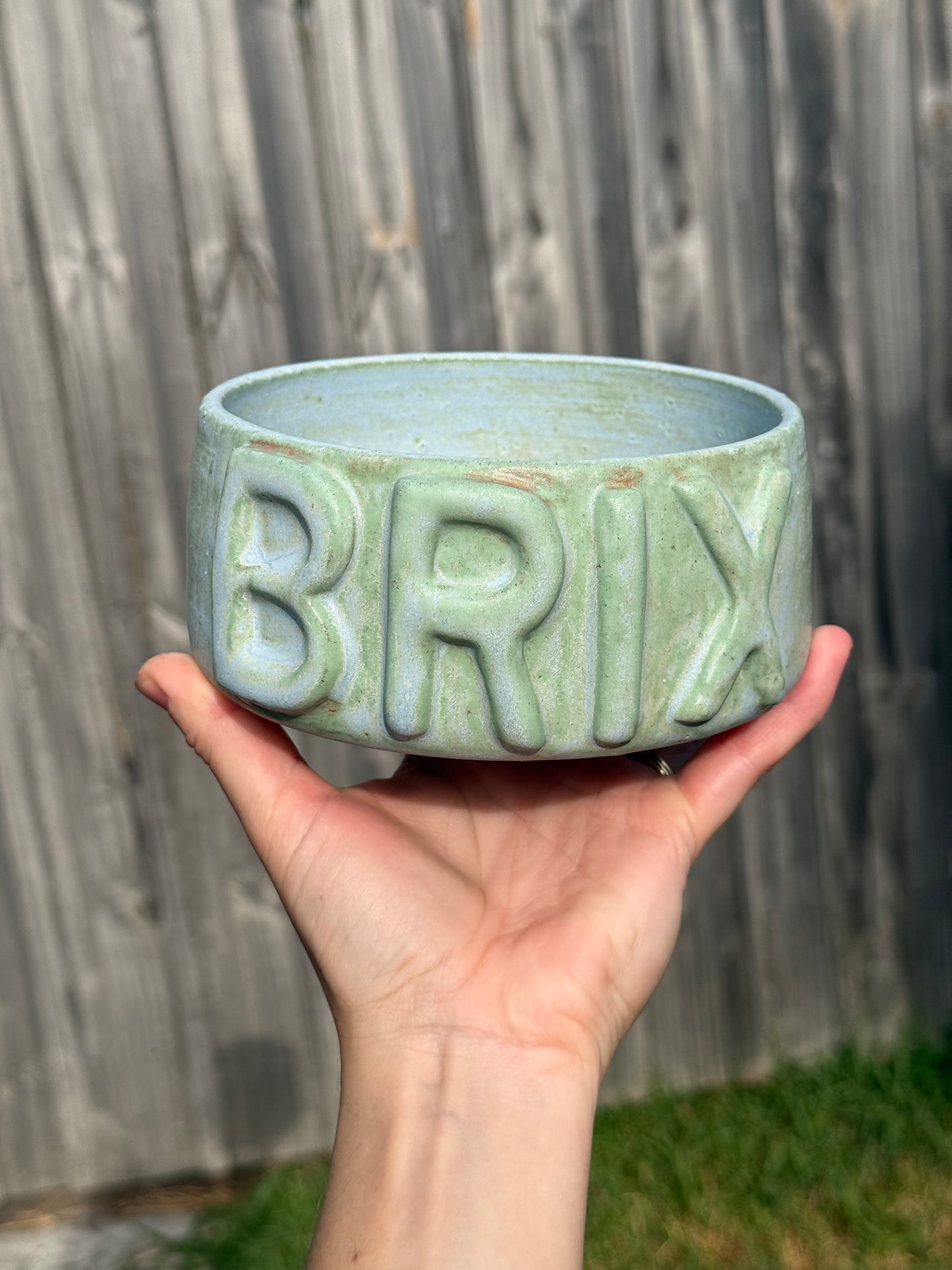Customised Ceramic Dog/Cat/Pet Bowls | 3D Lettering | Pre-Order