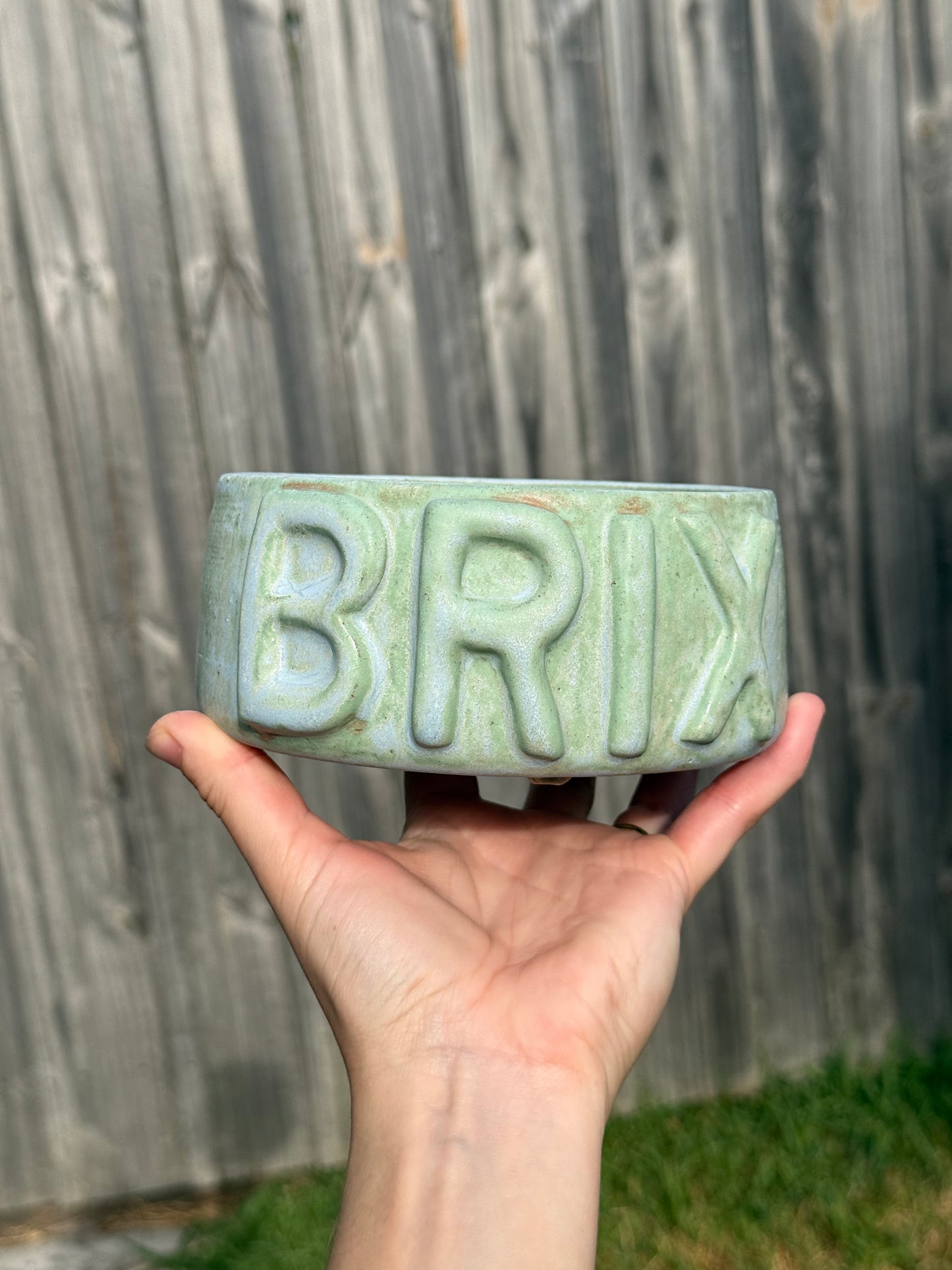 Customised Ceramic Dog/Cat/Pet Bowls | 3D Lettering | Pre-Order