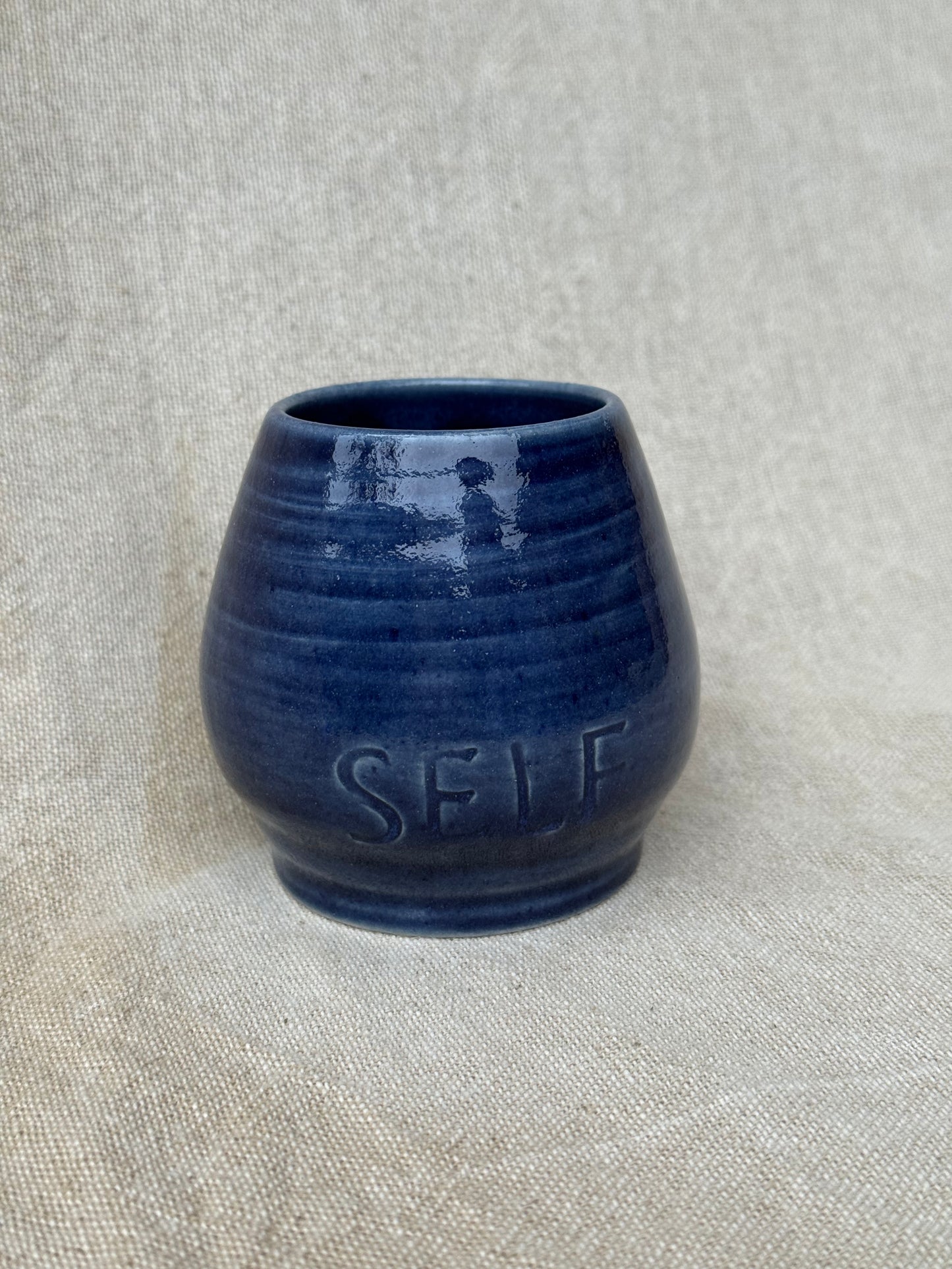 Handmade Ceramic 'SELF' Cacao Cup