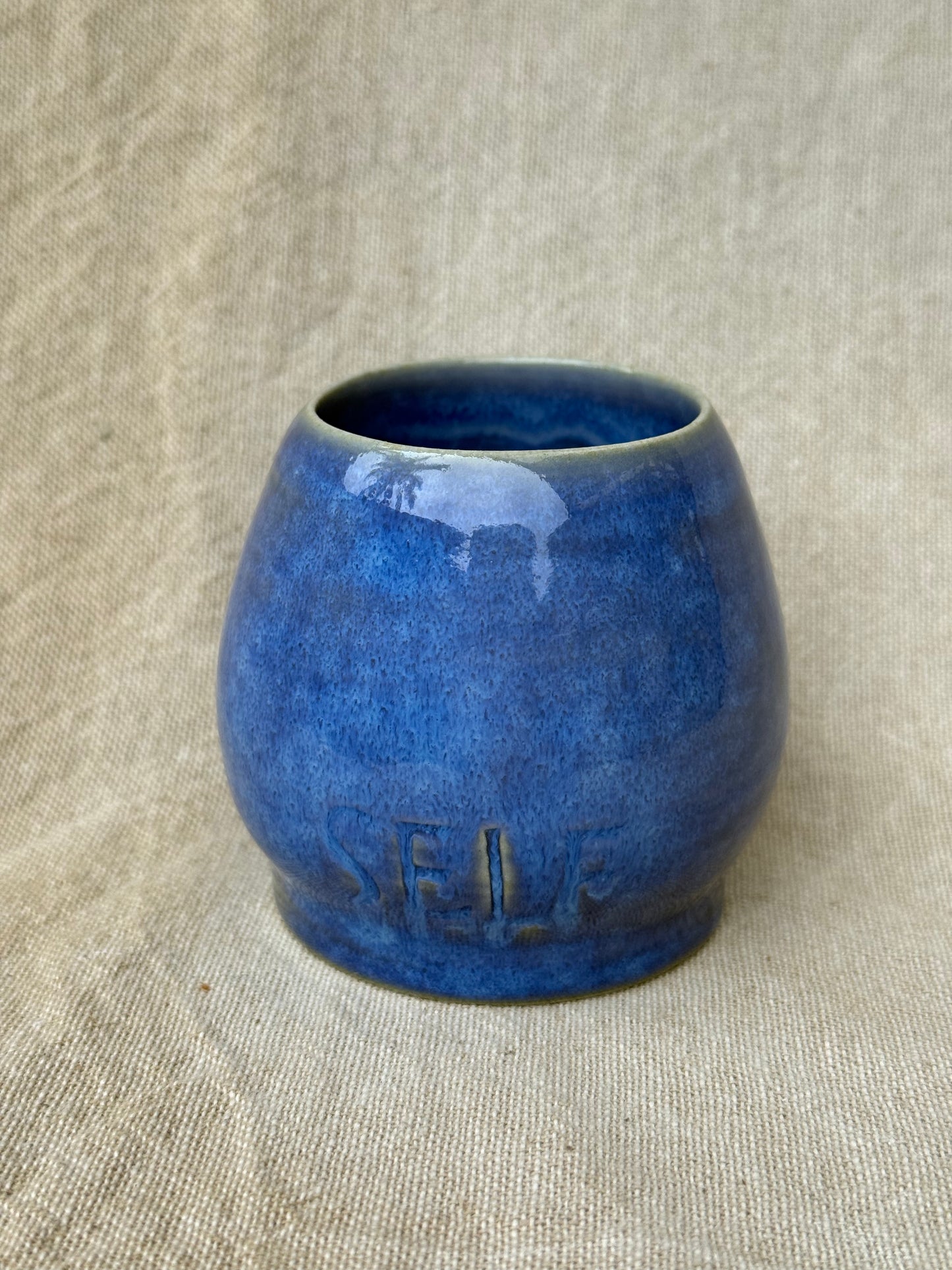 Handmade Ceramic 'SELF' Cacao Cup