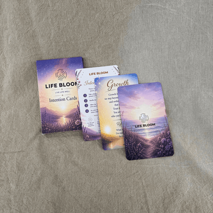 Life Bloom Intention Cards