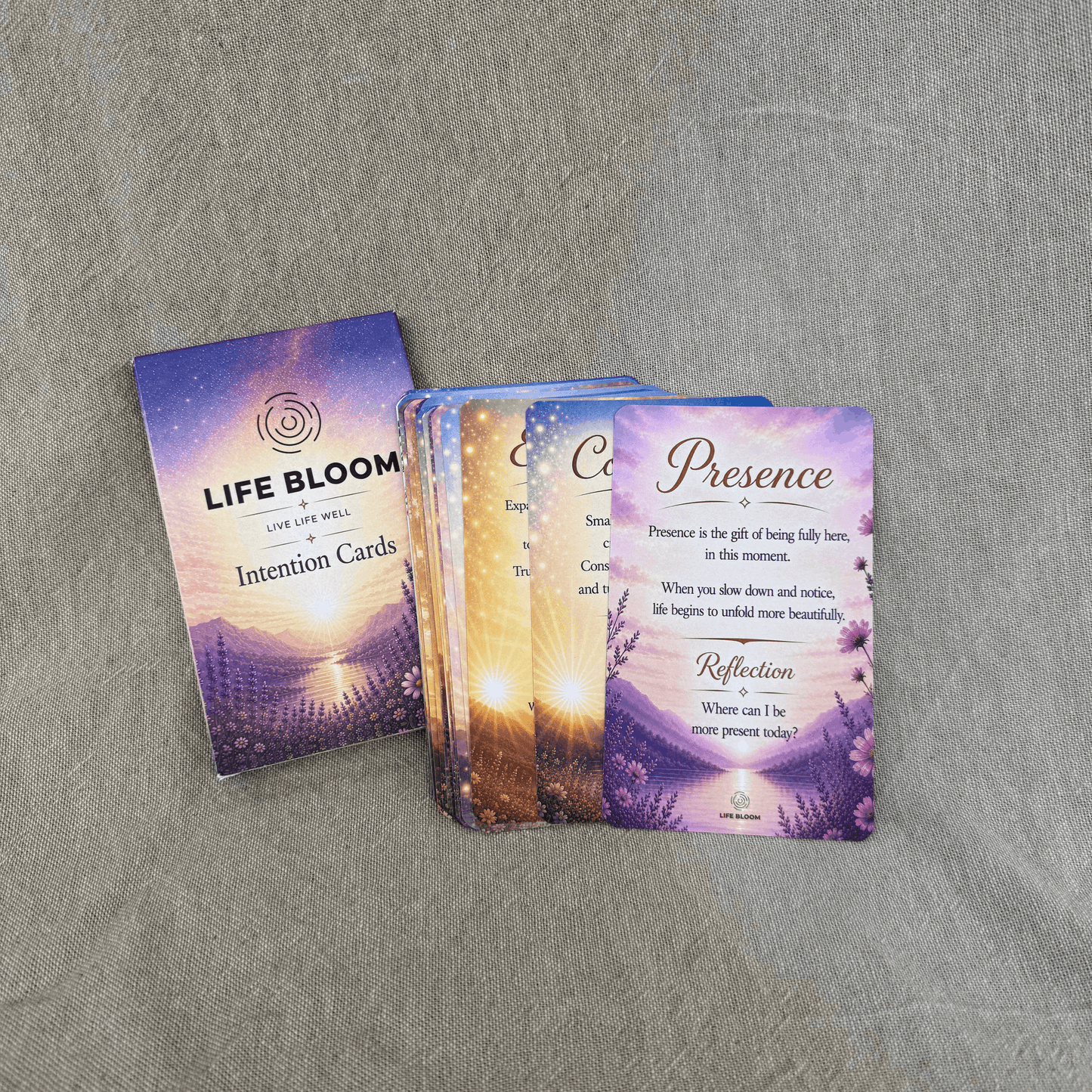 Life Bloom Intention Cards