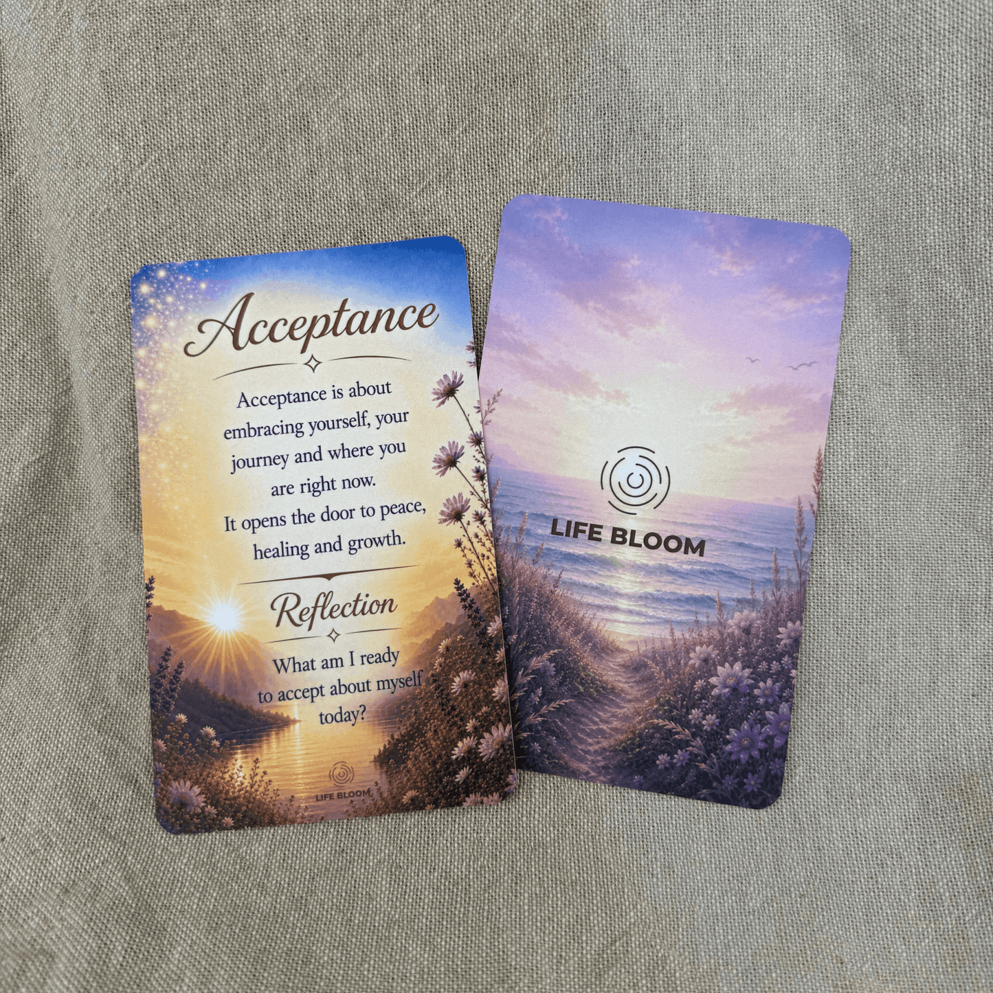 Life Bloom Intention Cards