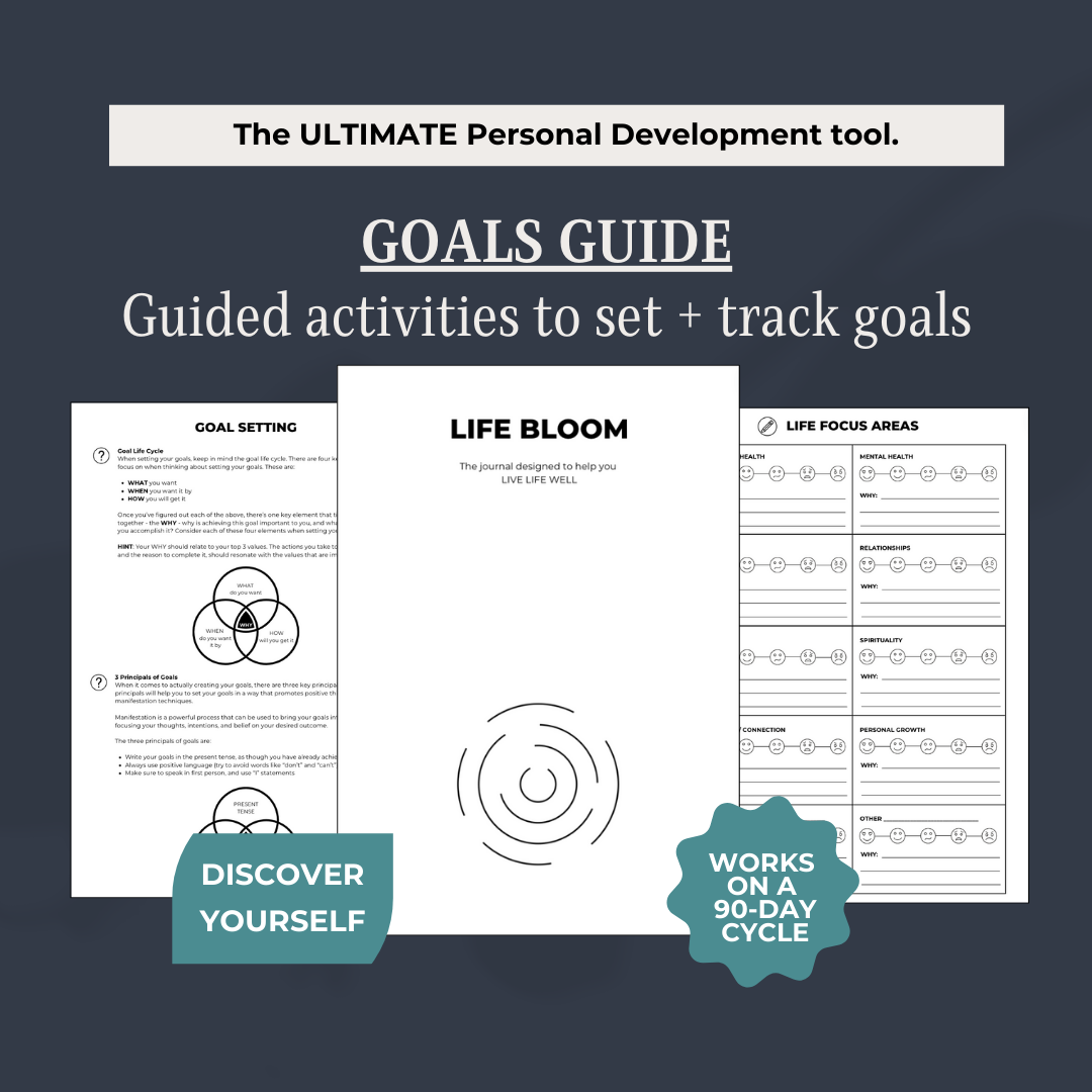 Life Bloom Journal | Goals Guide