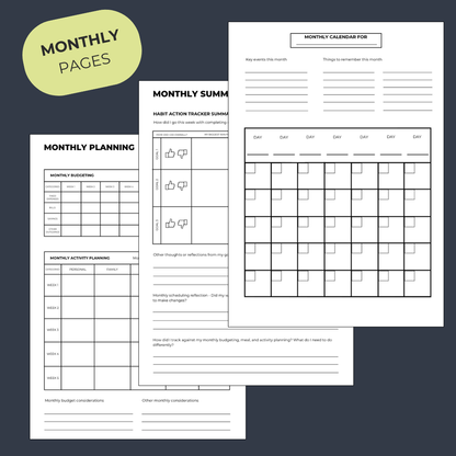 Life Bloom Journal | Monthly Pages